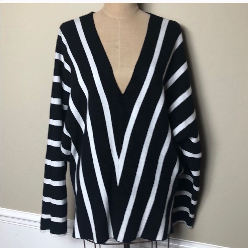 Moth for Anthropologie v neck sweater